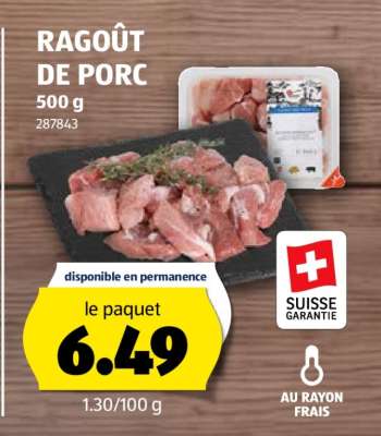 Ragoût de porc