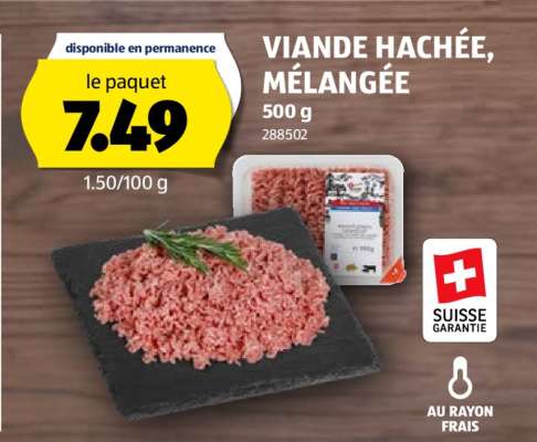 Viande Hachée Mélangée