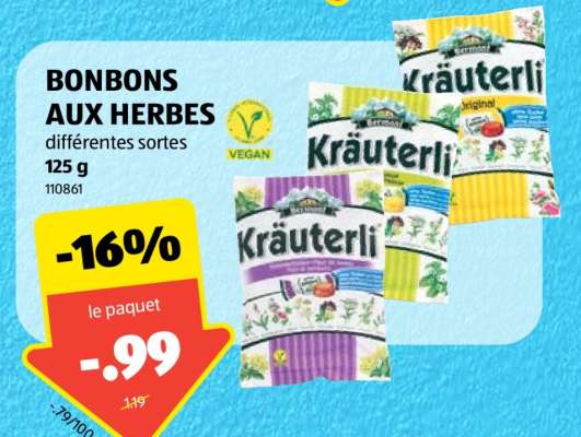 BONBONS AUX HERBES