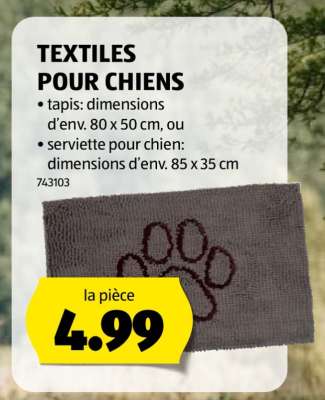 TEXTILES POUR CHIENS