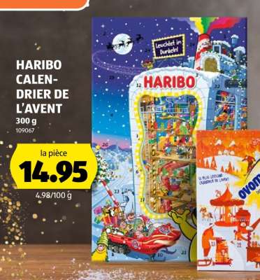 HARIBO CALENDRIER DE L'AVENT
