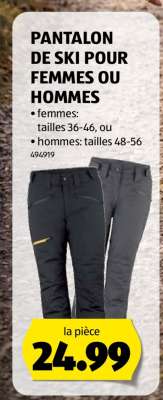 PANTALON DE SKI POUR FEMMES OU HOMMES