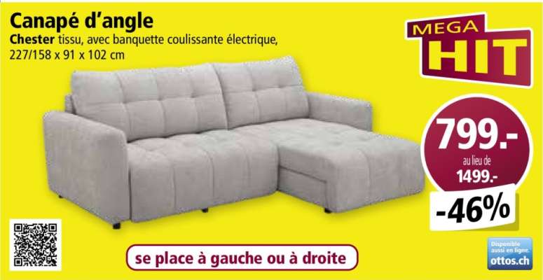 Canapé d'angle