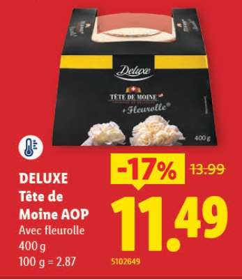 DELUXE Tête de Moine AOP