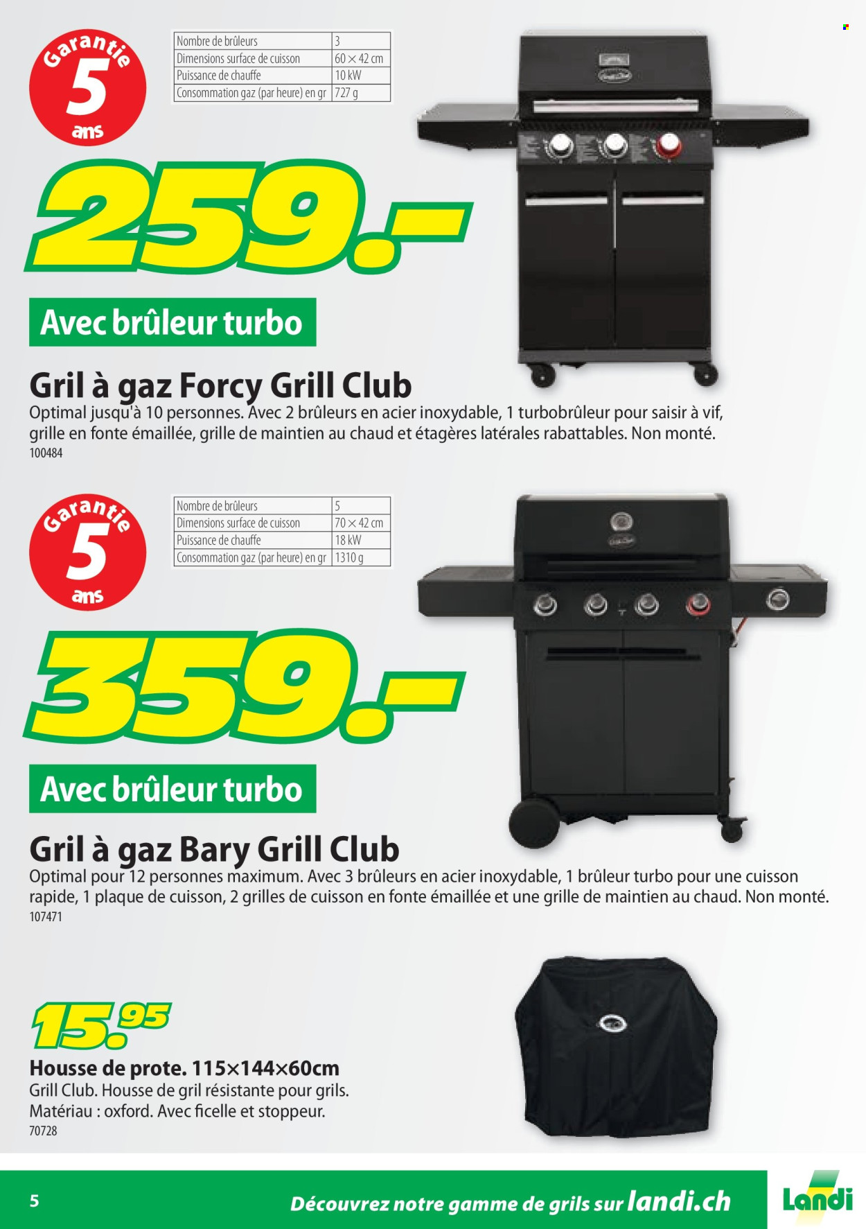 Catalogue Landi. Page 5. Page 5