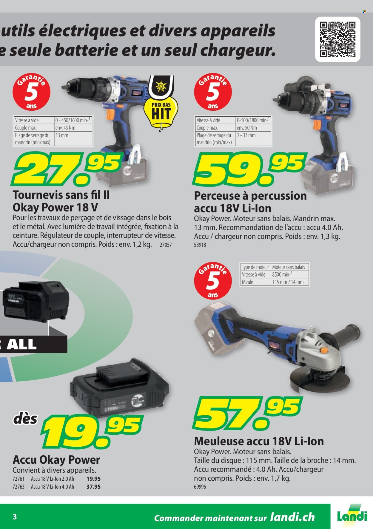 Catalogue Landi. Page 3. Page 3