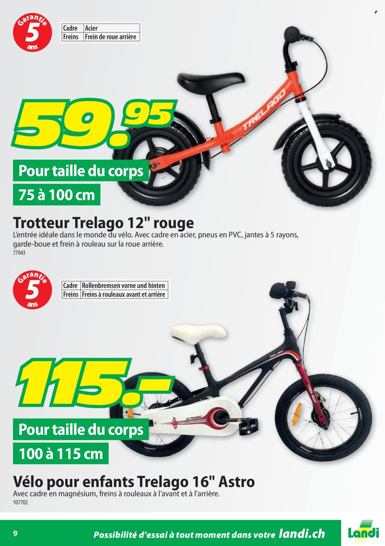 Catalogue Landi. Page 9. Page 9