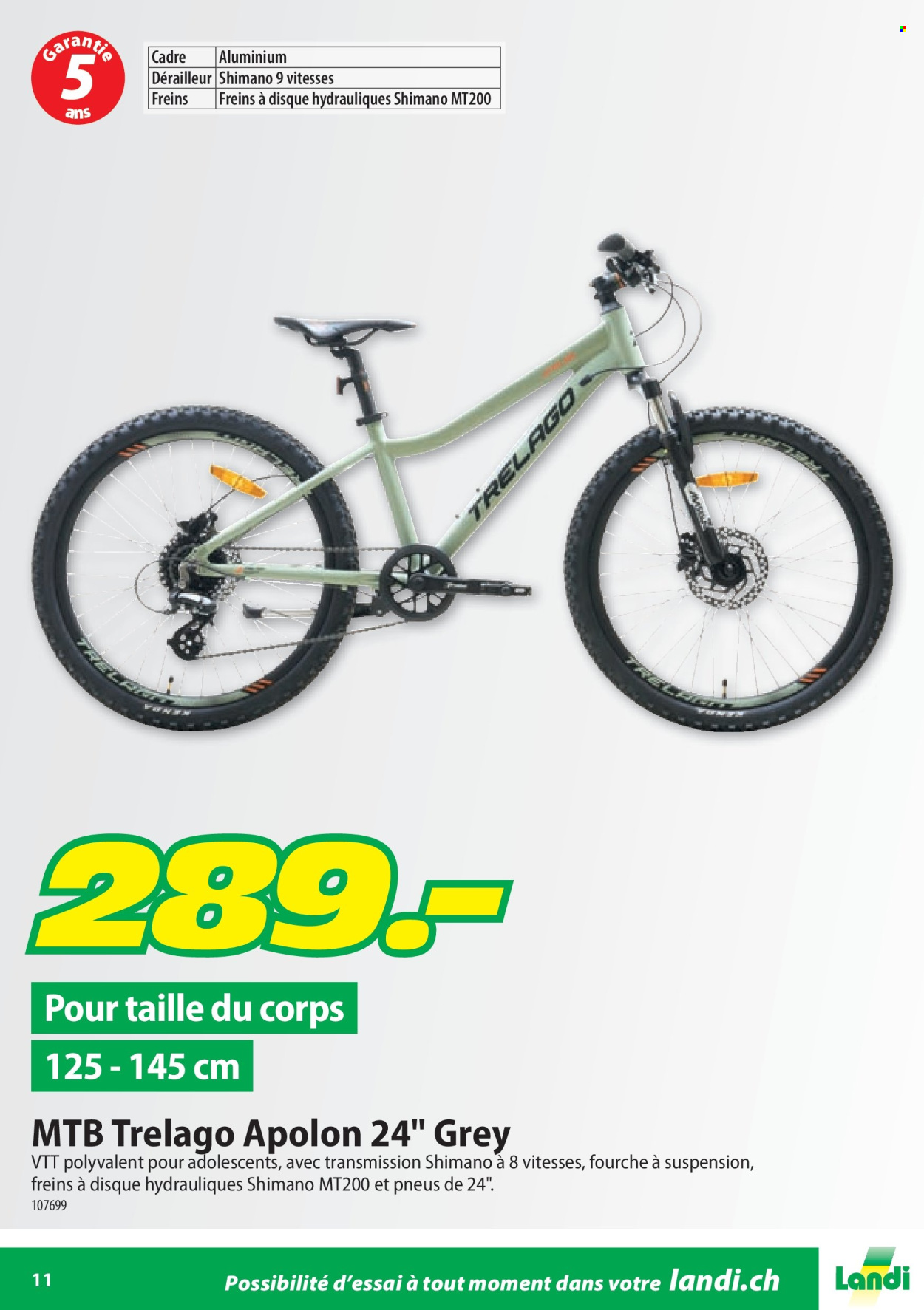 Catalogue Landi. Page 11. Page 11