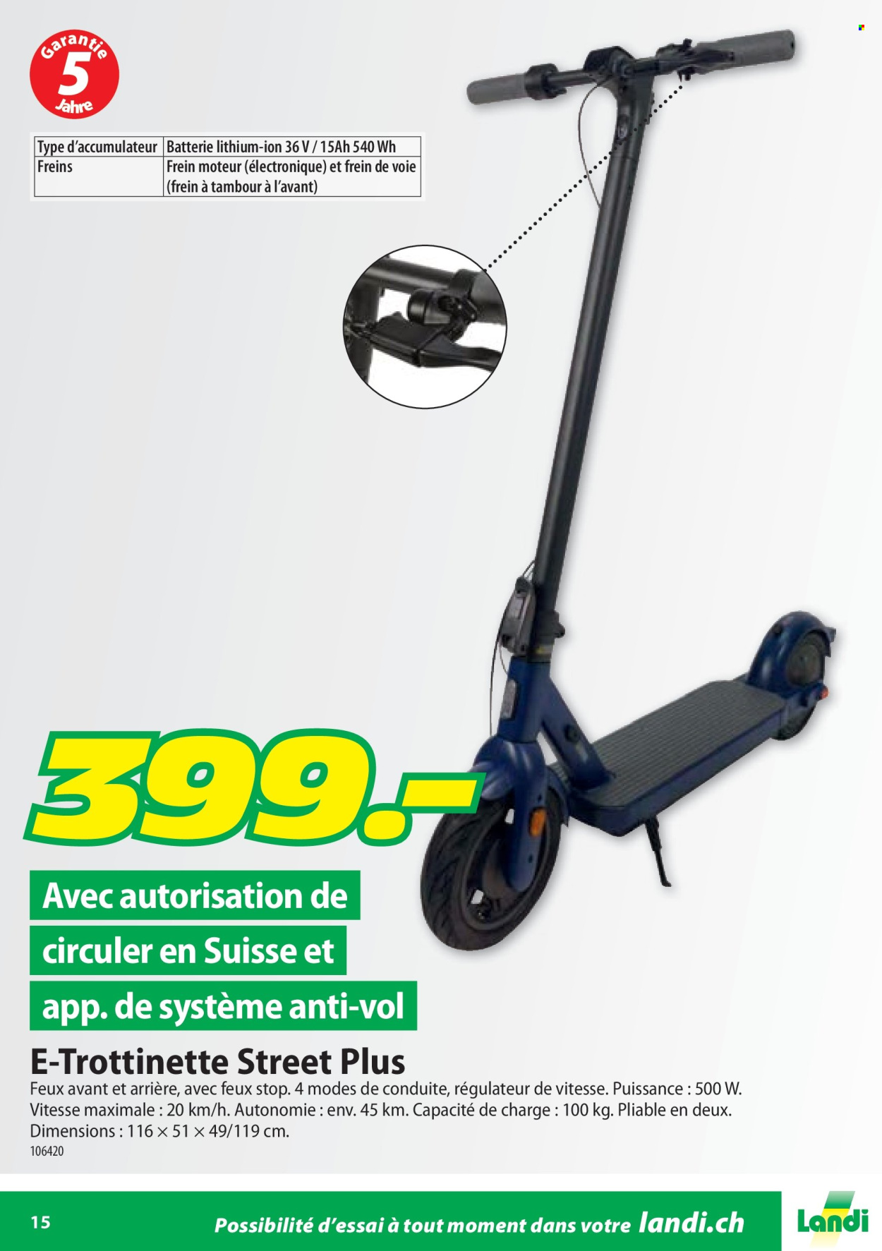 Catalogue Landi. Page 15. Page 15