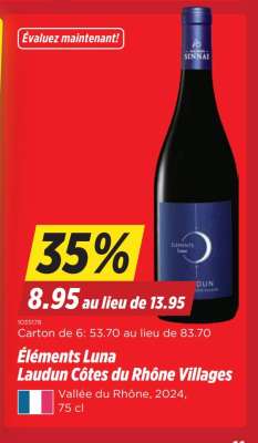 Éléments Luna Laudun Côtes du Rhône Villages