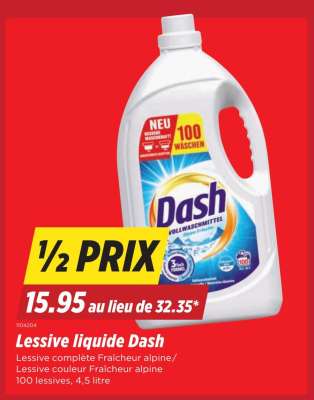 Lessive liquide Dash
