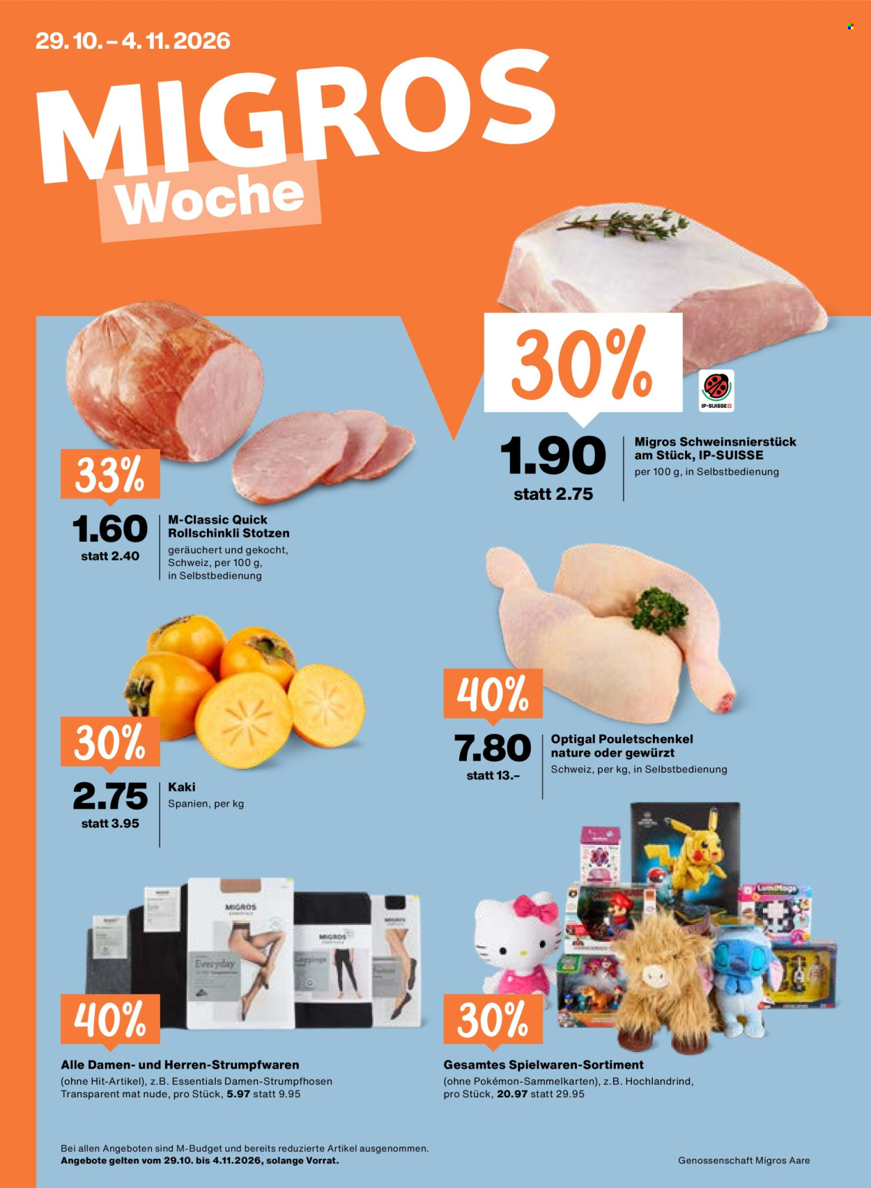 Catalogue Migros - 29.10.2026 - 4.11.2026. Page 1. Page 1