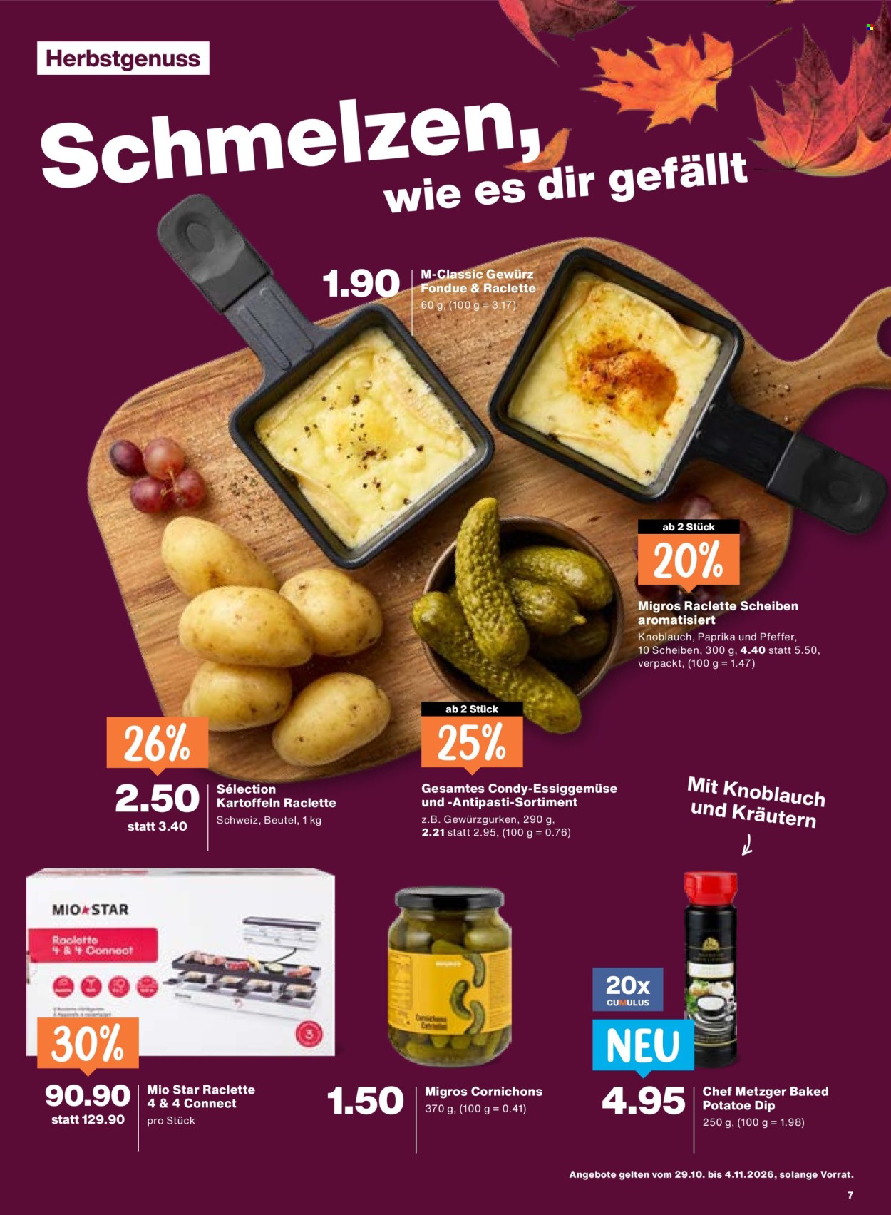 Catalogue Migros - 29.10.2026 - 4.11.2026. Page 7. Page 7