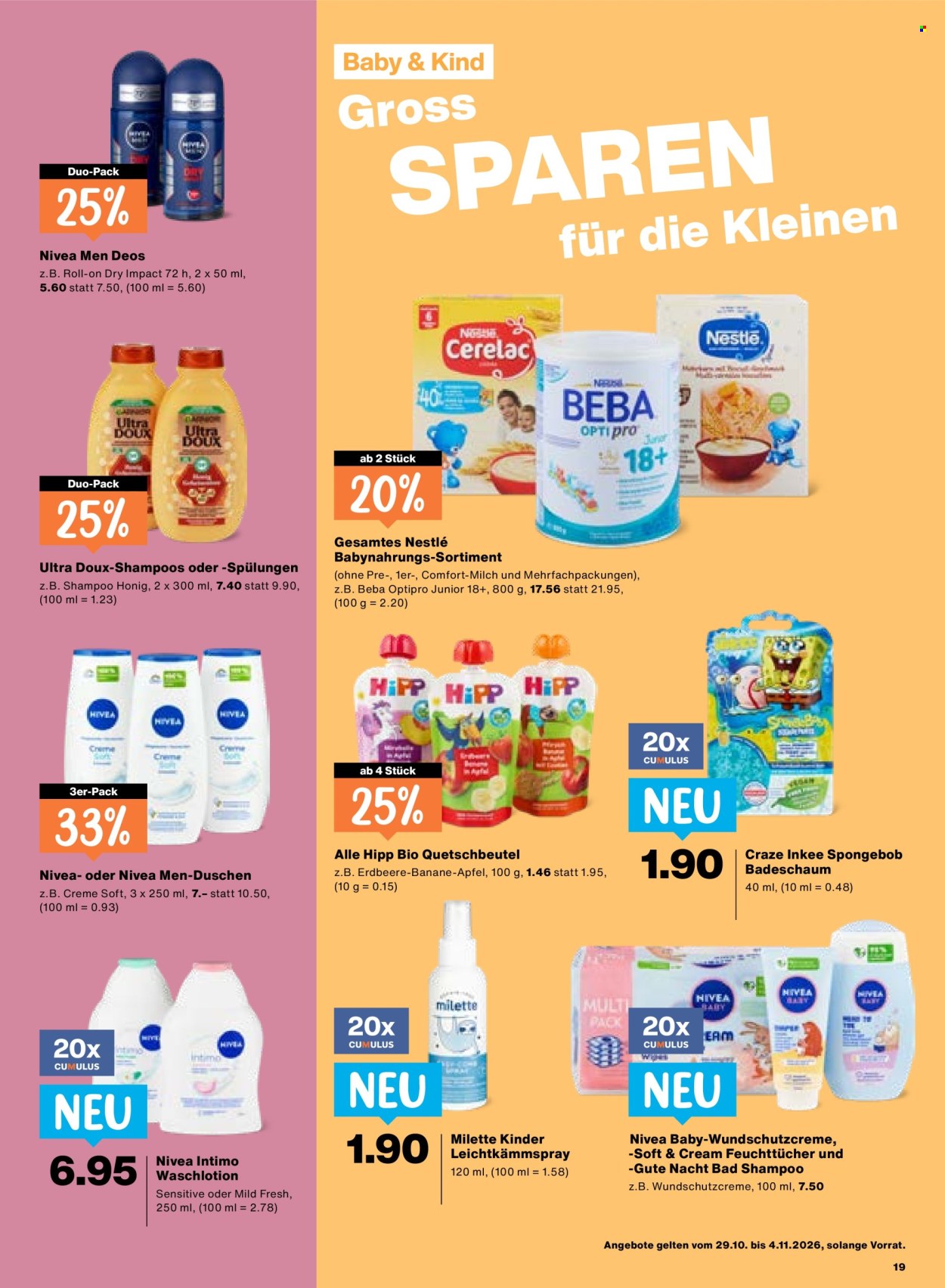 Catalogue Migros - 29.10.2026 - 4.11.2026. Page 19. Page 19