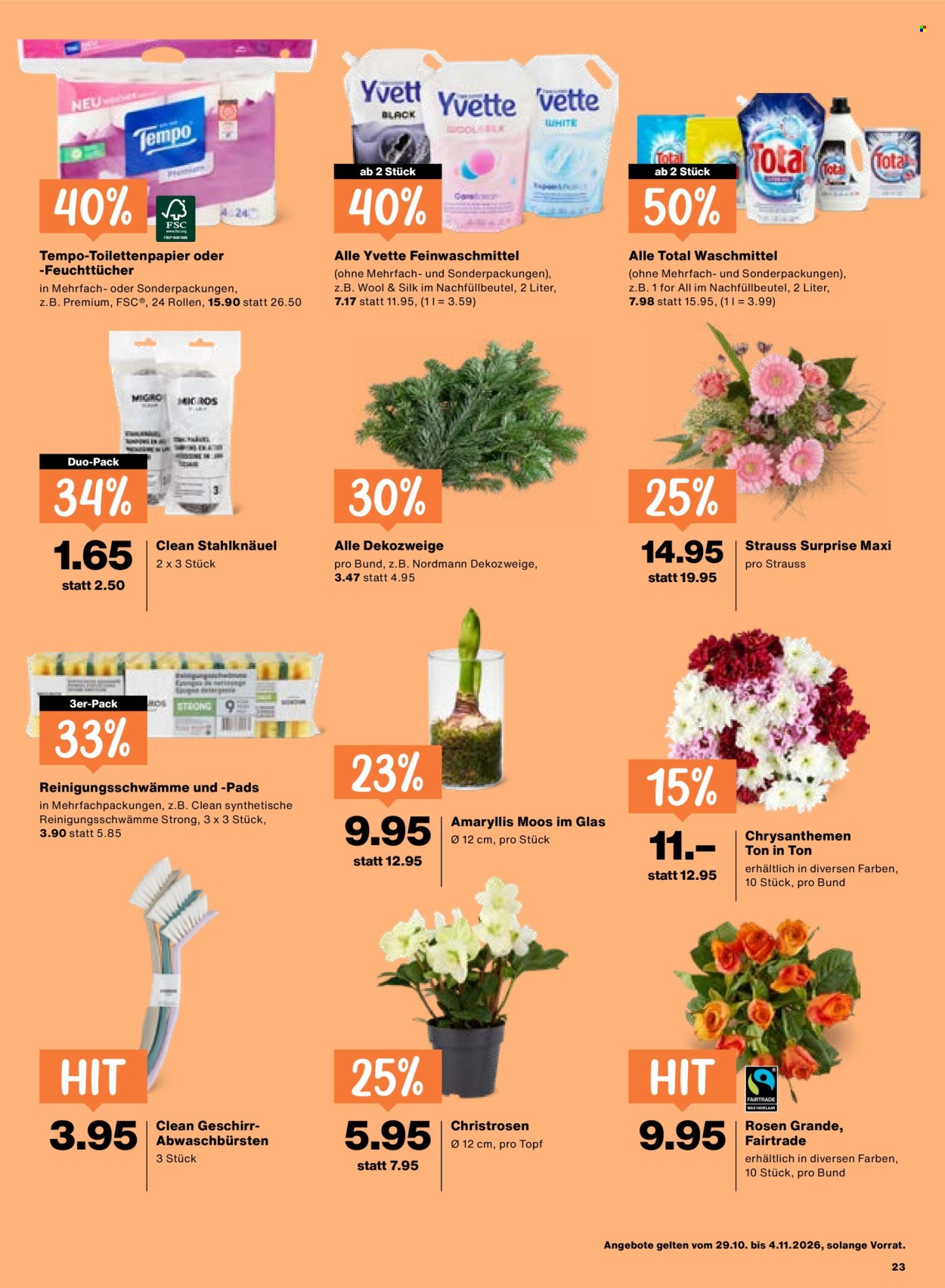 Catalogue Migros - 29.10.2026 - 4.11.2026. Page 23. Page 23