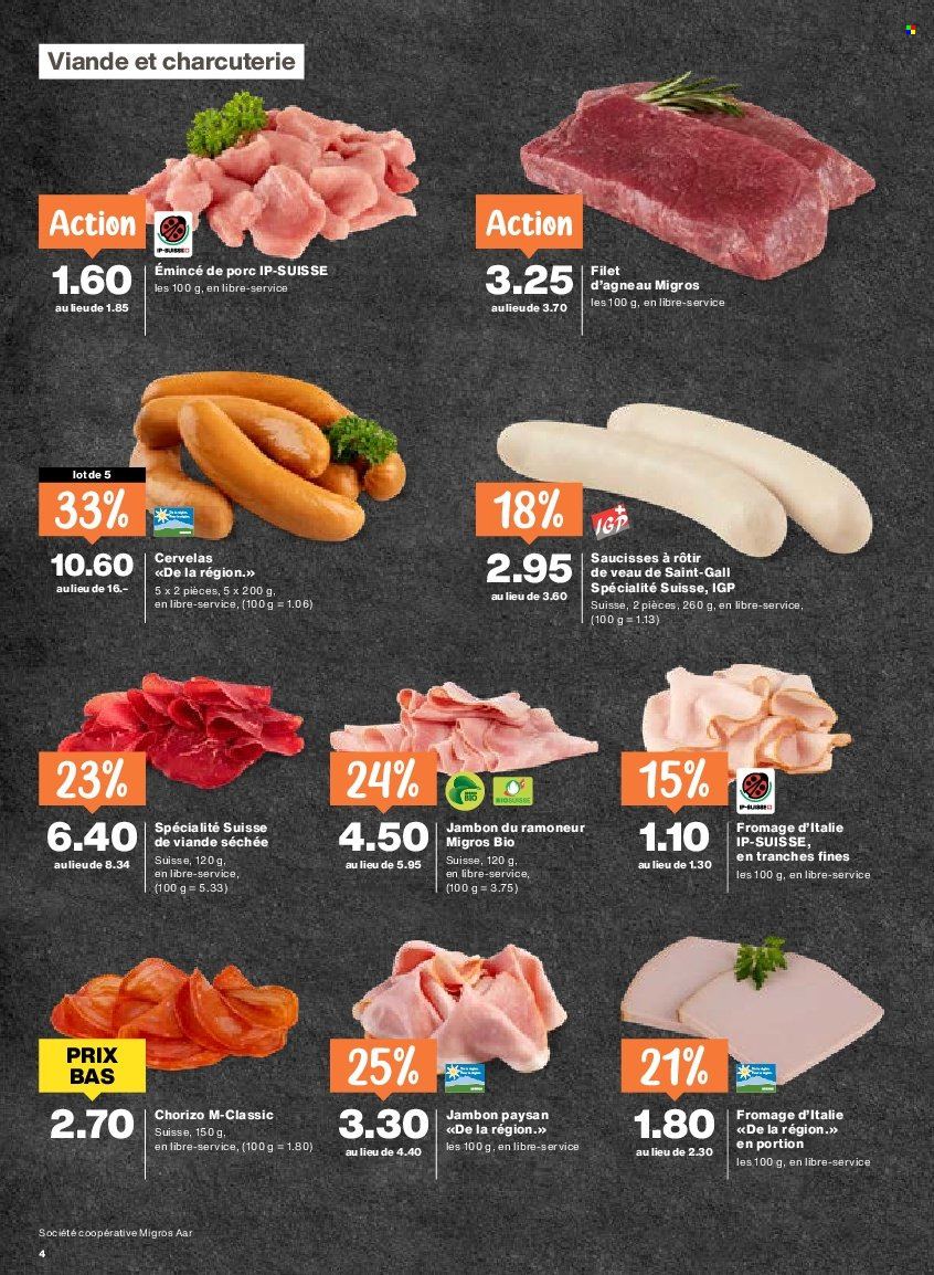 Catalogue Migros - 29.10.2026 - 4.11.2026. Page 4. Page 4