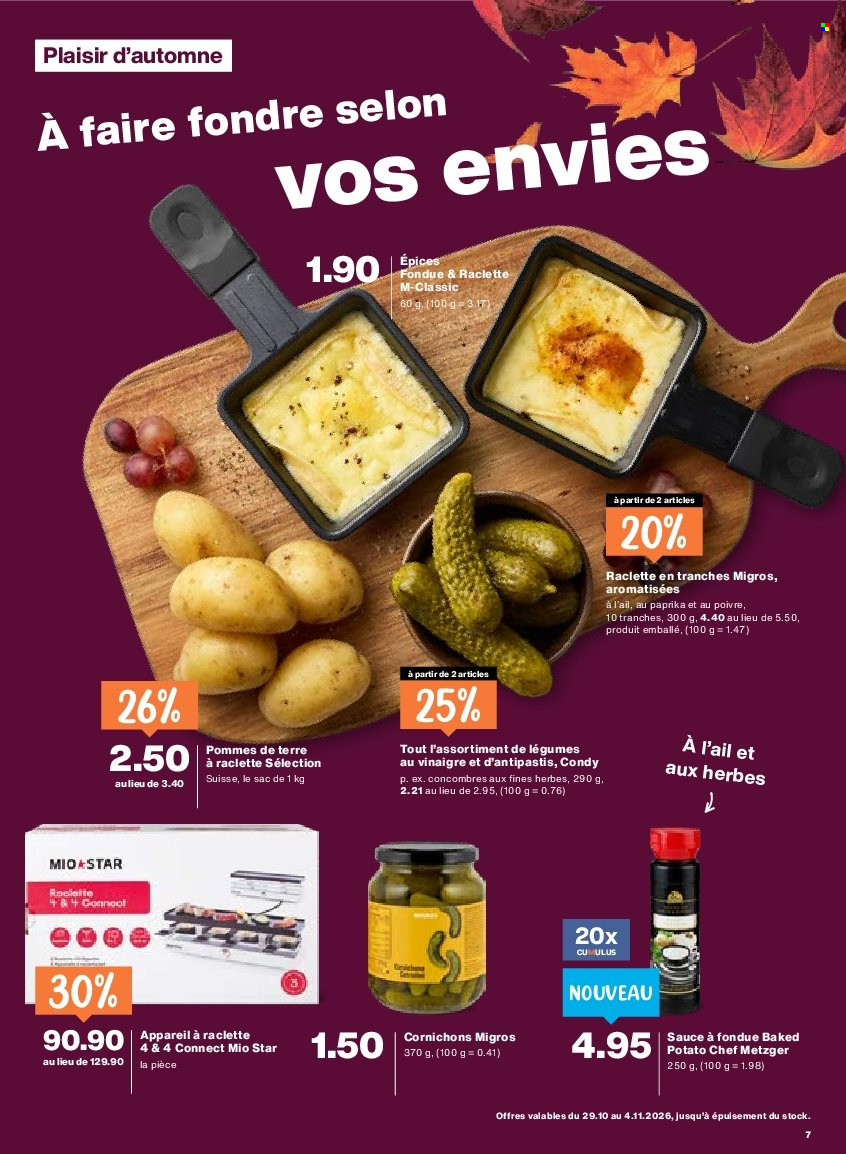 Catalogue Migros - 29.10.2026 - 4.11.2026. Page 7. Page 7