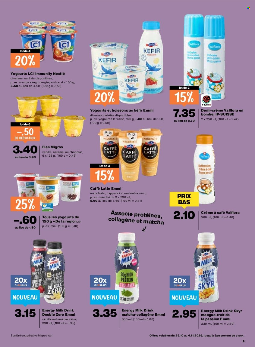 Catalogue Migros - 29.10.2026 - 4.11.2026. Page 9. Page 9