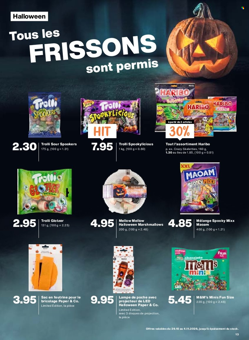 Catalogue Migros - 29.10.2026 - 4.11.2026. Page 13. Page 13