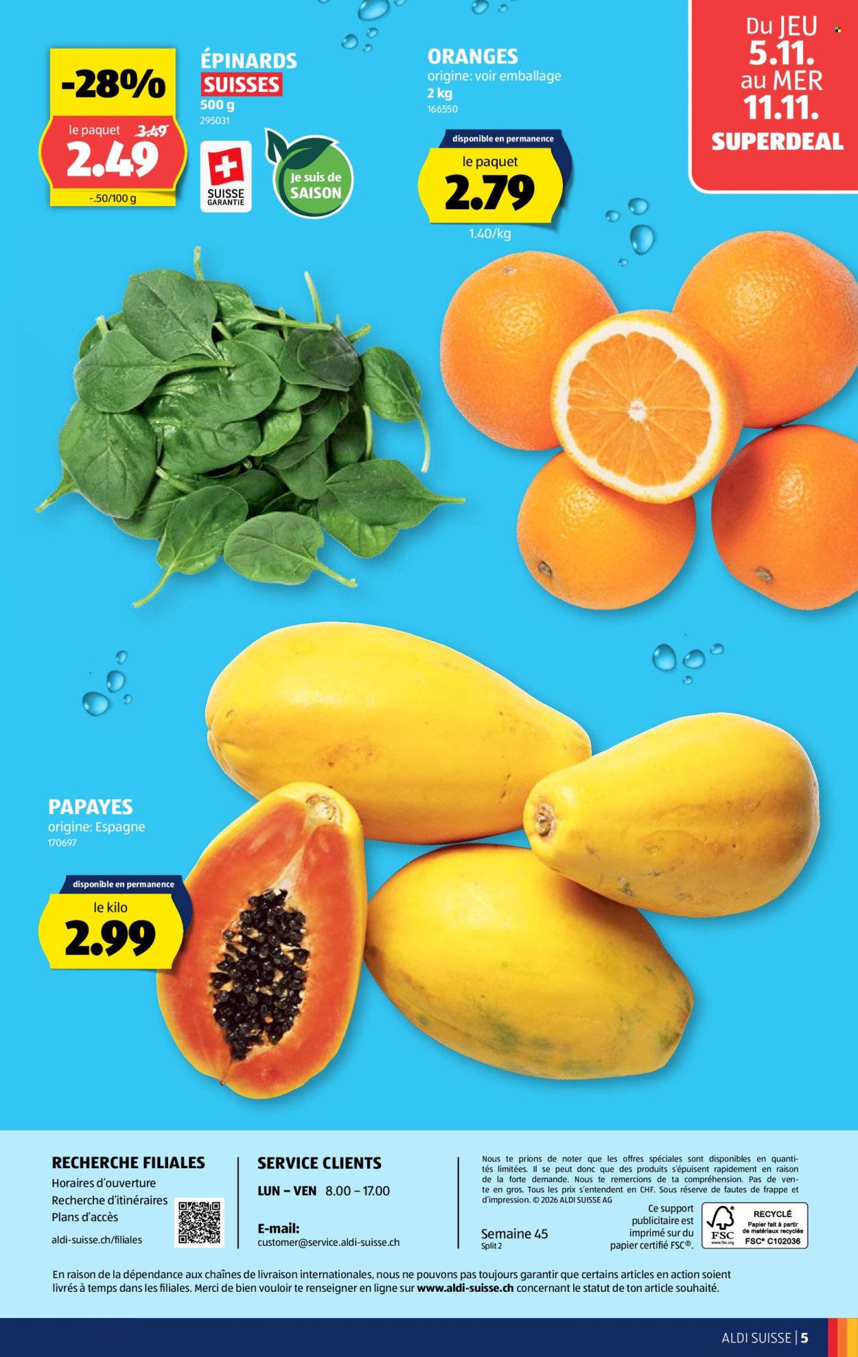 Catalogue Aldi - 5.11.2026 - 11.11.2026. Page 3. Page 3