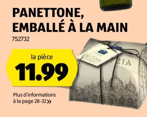 PANETTONE, EMBALLÉ À LA MAIN