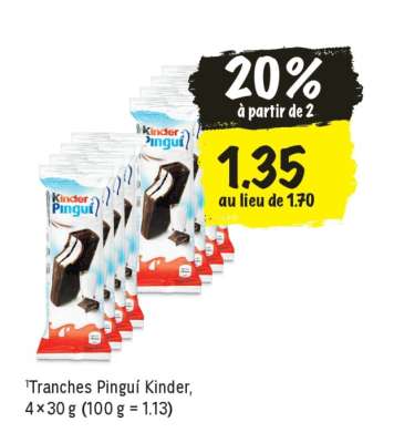 Tranches Pinguí Kinder